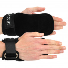 Накладки для підтягування та тяги HAND GRIP THICKER LAYERS EZOUS D-17 2шт чорний