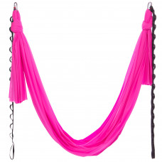 Гамак для йоги со стропами и креплением к потолку Antigravity Yoga SP-Planeta DH6026 (полиэстер, размер 510смх307м, цвета в ассортименте)