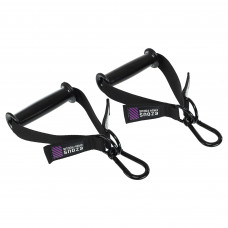 Ручки з карабінами для тяги рукоятки для тренажерів XTREME HANDLES EZOUS F-08-E 2шт чорний