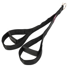 Стропа канат з ручками гнучка тяга для трицепса з подвійним хватом SOFT TRICEP ROPE EZOUS F-10 73х5,5см чорний