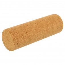 Роллер массажный цилиндр гладкий 30см пробковый SP-Sport FI-0094-30 (d-10см, светло-коричневый)