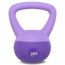 Гиря м'яка SP-Sport SOFT KETTLEBELL FI-0122-2 вага 2кг кольори в асортименті