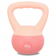 Гиря м'яка SP-Sport SOFT KETTLEBELL FI-0122-2 вага 2кг кольори в асортименті