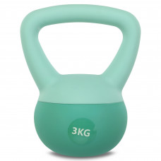 Гиря м'яка SP-Sport SOFT KETTLEBELL FI-0122-3 вага 3кг кольори в асортименті