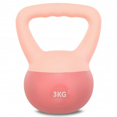 Гиря м'яка SP-Sport SOFT KETTLEBELL FI-0122-3 вага 3кг кольори в асортименті