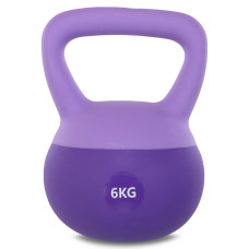 Гиря м'яка SP-Sport SOFT KETTLEBELL FI-0122-6 вага 6кг кольори в асортименті