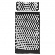 Набор массажный акупунктурный Аппликатор Кузнецова 2в1 коврик и валик Acupressure mat SP-Sport FI-0134 (полиэстер, пластик, поролон)