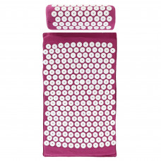 Набор массажный акупунктурный Аппликатор Кузнецова 2в1 коврик и валик Acupressure mat SP-Sport FI-0134 (полиэстер, пластик, поролон)