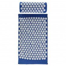 Набор массажный акупунктурный Аппликатор Кузнецова 2в1 коврик и валик Acupressure mat SP-Sport FI-0134 (полиэстер, пластик, поролон)
