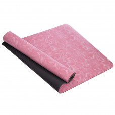 Килимок для фітнесу та спорту PU гума двошаровий SP-Sport FI-0566 183x68x0,5см кольори в асортименті