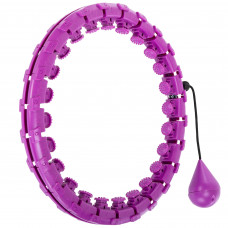 Обруч для похудения регулируемый массажный с утяжелителем SP-Planeta FI-0753 Smart Hoop (PP, вес-1,05кг, цвета в ассортименте)