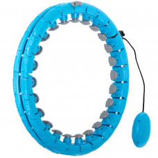 Обруч для похудения регулируемый массажный с утяжелителем SP-Planeta FI-0766 (PP, вес-1,1кг, цвета в ассортименте)