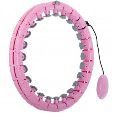 Обруч для похудения регулируемый массажный с утяжелителем SP-Planeta FI-0766 (PP, вес-1,1кг, цвета в ассортименте)