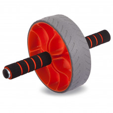 Колесо для преса ролик для преса одинарний Record FI-0905 чорний-червоний