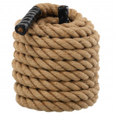 Канат для кросфіту Combat Battle Rope Zelart FI-0909-15 15м коричневий