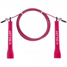 Скакалка швидкісна кросфіт з підшипником і сталевим тросом SP-Sport FI-1008A 3м кольори в асортименті