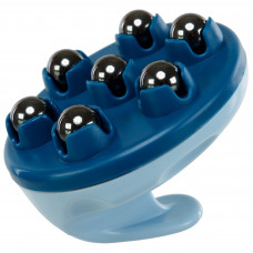 Массажер роликовый для тела антицеллюлитный ручной 7 магнитных шариков SP-Sport FI-1038 (пластик, металл, 7 точек, цвета в ассортименте)