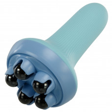 Массажер роликовый для тела антицеллюлитный ручной 5 магнитных шариков SP-Sport FI-1050 (пластик, металл, 5 точек, цвета в ассортименте)