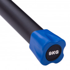 Бодібар Body Bar Zelart FI-1251-9 вага 9кг черный-синий