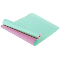 Килимок для йоги та фітнесу TPE двошаровий Zelart FI-1515 183x61x0,4см кольори в асортименті