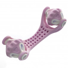 Массажер роликовый для тела ручной 2 шарика FHAVK Massage Roller SP-Sport FI-1532 (пластик, 20x7x5см, 2 массажных элемента, цвета в ассортименте)