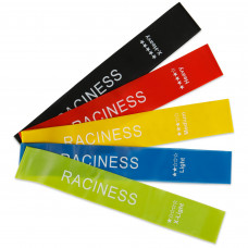 Набір резинок для вправ стрічки опору LOOP BANDS Raciness FI-1748 5шт кольори в асортименті