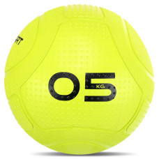 Слэмбол мяч набивной для кроссфита и фитнеса Slam Ball Mdbuddy FI-1774-5 5кг (резина, наполнитель песок, салатовый) MD12133