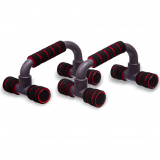 Упоры для отжиманий 2штуки SP-Sport FI-1777 PUSH-UP BAR (пластик, ручка неопрен, р-р 12x23см)