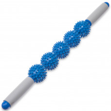 Массажер-палка роликовый антицеллюлитный 5 массажеров Massager Bar SP-Sport FI-1794 (PP, TPR, сталь, l-52см, 5 массажных элем., цвета в ассортименте)