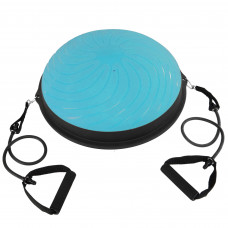 Балансувальна платформа півсфера BOSU з еспандерами MINI NORVA FI-1936 кольори в асортименті