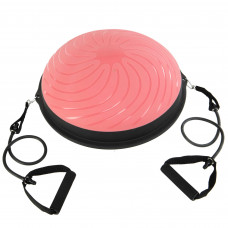 Балансувальна платформа півсфера BOSU з еспандерами MINI NORVA FI-1936 кольори в асортименті