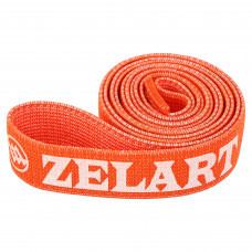 Гумка тканинна для вправ стрічка опору LOOP BANDS для вправ Zelart FI-1970-L L помаранчевий