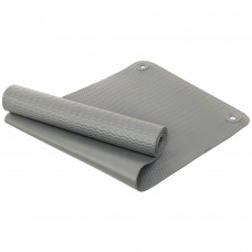 Килимок для фітнесу та спорту з люверсами для зберігання Zelart FI-2263 183x65x0,4см чорний