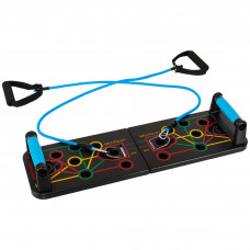 Дошка для віджимань з упорами 12в1 SP-Sport FI-2311 60x18x2см чорний