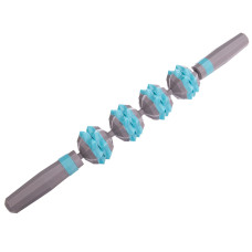 Массажер-палка роликовый антицеллюлитный 4 массажера Massager Bar SP-Sport FI-2452 (пластик, 46x5x5см, 4 массажных элементов, цвета в ассортименте)