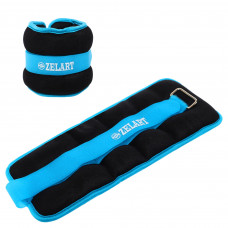 Обважнювачі-манжети для рук і ніг Zelart FI-2502-2 2x1кг кольори в асортименті