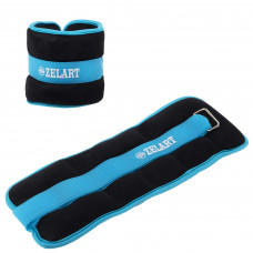 Обважнювачі-манжети для рук і ніг Zelart FI-2502-2 2x1кг кольори в асортименті