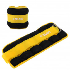 Обважнювачі-манжети для рук і ніг Zelart FI-2502-3 2x1,5кг кольори в асортименті