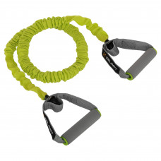 Еспандер трубчастий з ручками в захисному рукаві Zelart FI-2595 122см навантаження 2,2кг-5,4кг кольори в асортименті