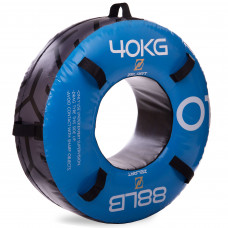 Шина покришка для кросфіту Zelart FI-2610-40 40кг синій