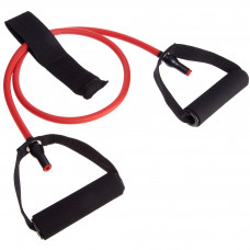 Еспандер трубчастий з ручками з дверним фіксатором SP-Sport FI-2659-R навантаження-13,5кг довжина-120см червоний