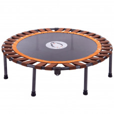 Фітнес батут для джампінгу складаний круглий FI-2905 ø101см чорний-помаранчевий