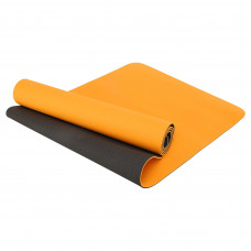 Килимок для йоги та фітнесу TPE двошаровий SP-Planeta FI-3046-650 183x61x0,6см кольори в асортименті