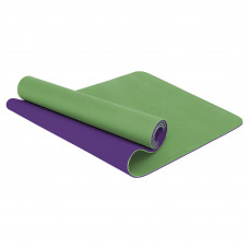 Коврик для йоги и фитнеса TPE двухслойный 6мм SP-Planeta FI-3046 (TPE, размер 183x61x0,6см, вес 780гр,  цвета в ассортименте)