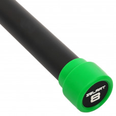 Бодібар Body Bar Zelart FI-4776-8 вага 8кг чорний-зелений
