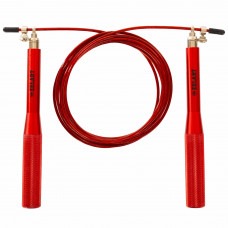 Скакалка швидкісна кросфіт з підшипником і сталевим тросом з алюмінієвими ручками Zelart FI-5100 2,75м кольори в асортименті