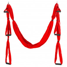 Гамак для йоги с ручками Antigravity Yoga SP-Planeta FI-5323 (нейлон, размер 250х145см, цвета в ассортименте)