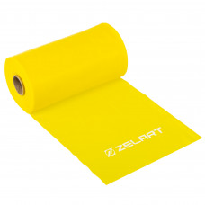 Стрічка еластична для фітнесу та йоги Zelart FI-5361-1 жовтий