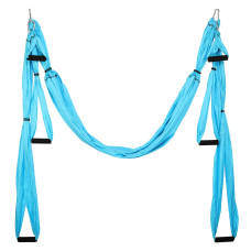Гамак для йоги с ручками Antigravity Yoga Zelart FI-5453 (нейлон, р-р 234х134см, цвета в ассортименте)