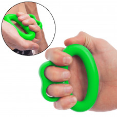 Еспандер кистьовий кільце з формою для пальців SP-Sport FROG FI-5510-20LB навантаження 9кг салатовий